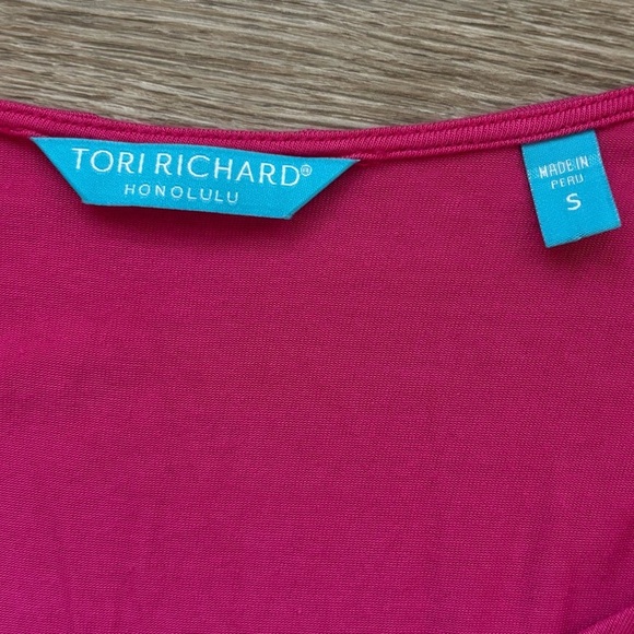 Tori Richard Alyssa Mini Striped V-neck Dress with Stretch Women’s Small - Picture 8 of 10